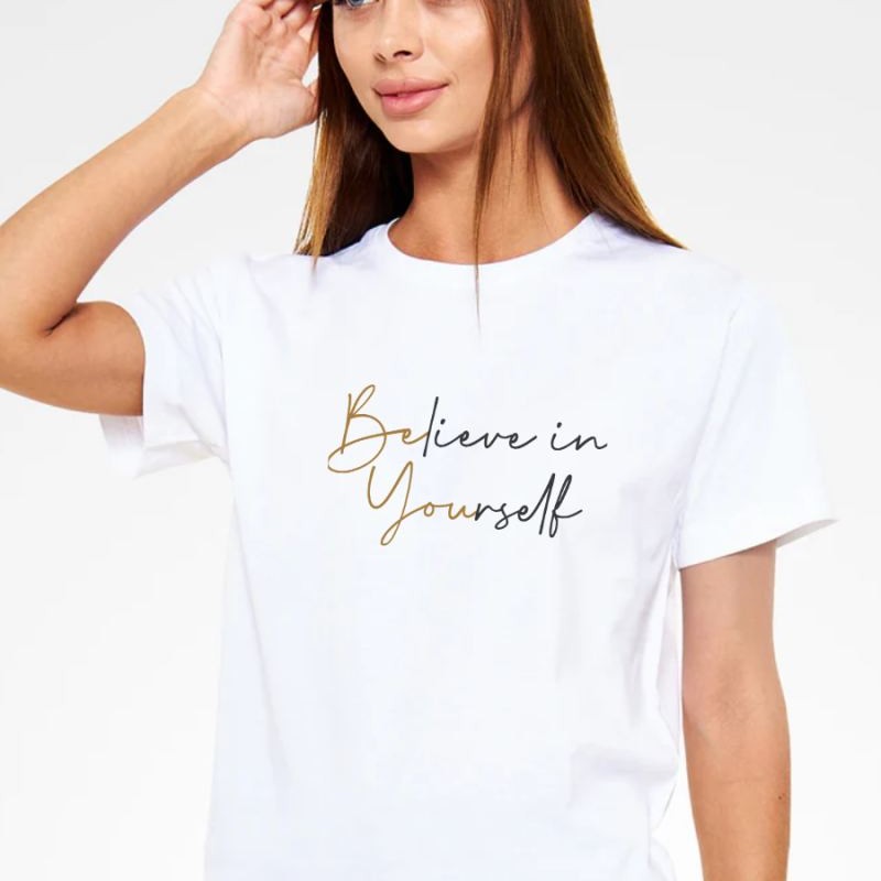 Unisex Oversize 24/1 Penye DTF Baskılı Tişört - DTF206