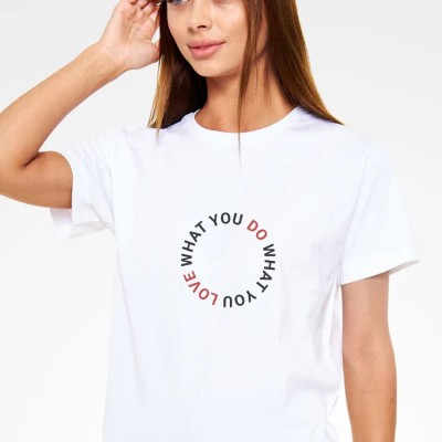 Unisex Oversize 24/1 Penye DTF Baskılı Tişört - DTF220