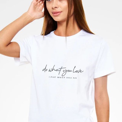 Unisex Oversize 24/1 Penye DTF Baskılı Tişört - DTF222