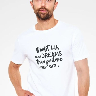 Unisex Oversize 24/1 Penye DTF Baskılı Tişört - DTF224