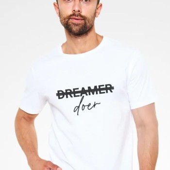 Unisex Oversize 24/1 Penye DTF Baskılı Tişört - DTF227