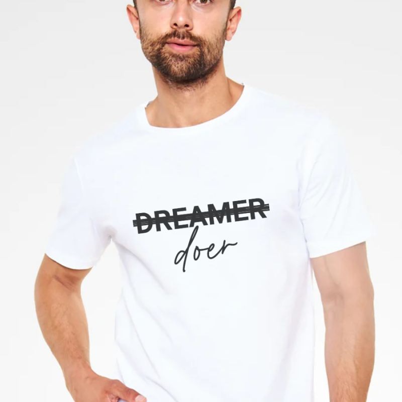Unisex Oversize 24/1 Penye DTF Baskılı Tişört - DTF227