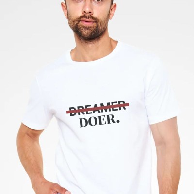 Unisex Oversize 24/1 Penye DTF Baskılı Tişört - DTF228