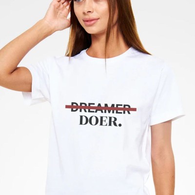 Unisex Oversize 24/1 Penye DTF Baskılı Tişört - DTF228