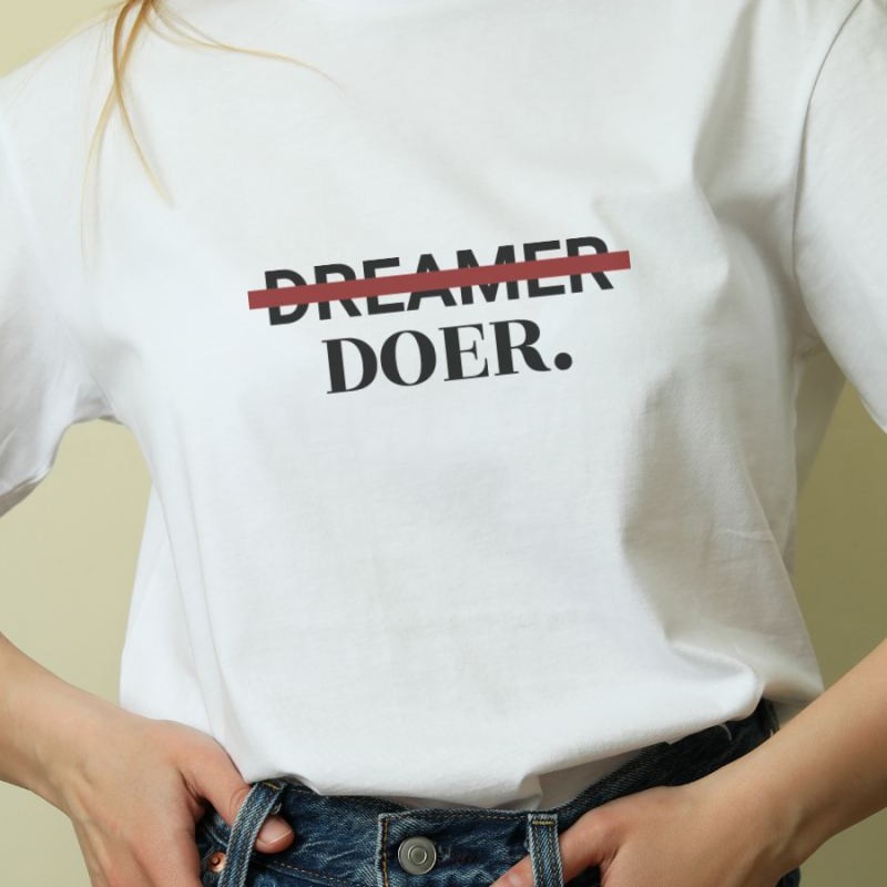 Unisex Oversize 24/1 Penye DTF Baskılı Tişört - DTF228
