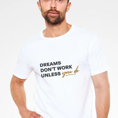 Unisex Oversize 24/1 Penye DTF Baskılı Tişört - DTF229