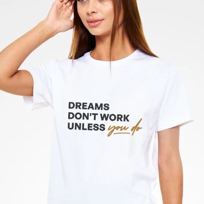 Unisex Oversize 24/1 Penye DTF Baskılı Tişört - DTF229