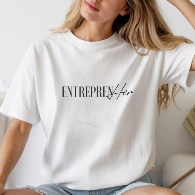 Unisex Oversize 24/1 Penye DTF Baskılı Tişört - DTF234