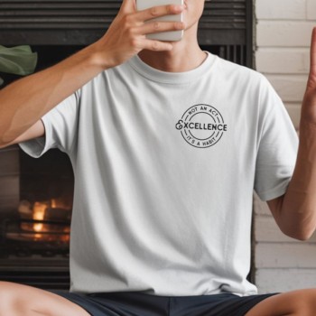 Unisex Oversize 24/1 Penye DTF Baskılı Tişört - DTF235