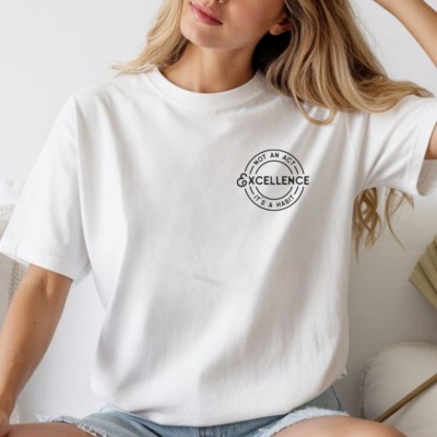 Unisex Oversize 24/1 Penye DTF Baskılı Tişört - DTF235