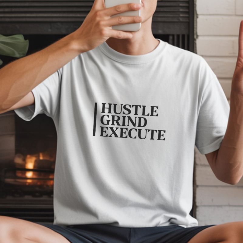 Unisex Oversize 24/1 Penye DTF Baskılı Tişört - DTF238
