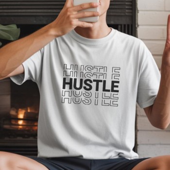 Unisex Oversize 24/1 Penye DTF Baskılı Tişört - DTF240