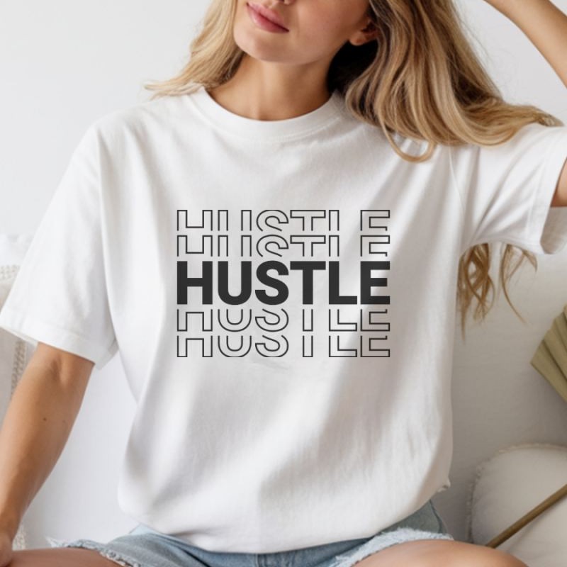 Unisex Oversize 24/1 Penye DTF Baskılı Tişört - DTF240