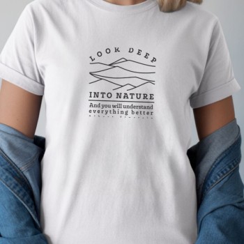 Unisex Oversize 24/1 Penye DTF Baskılı Tişört - DTF244