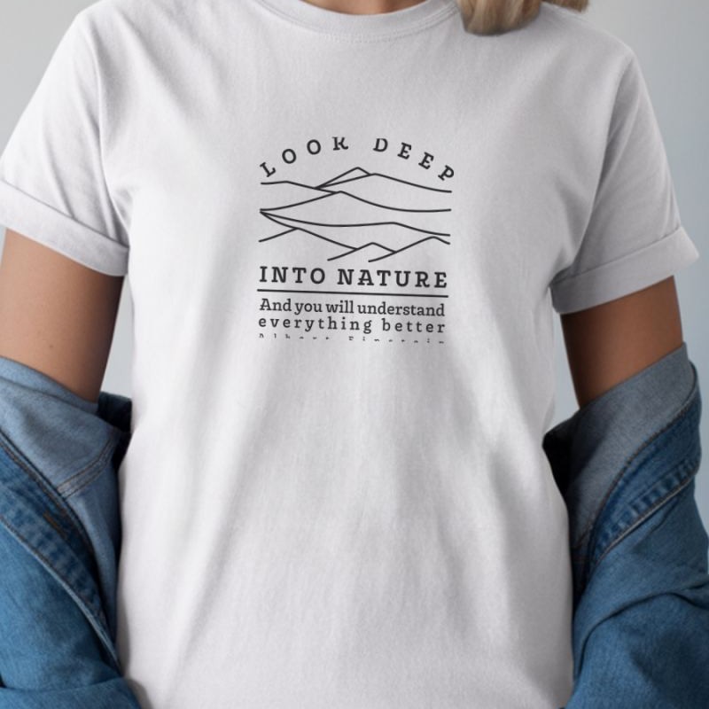 Unisex Oversize 24/1 Penye DTF Baskılı Tişört - DTF244