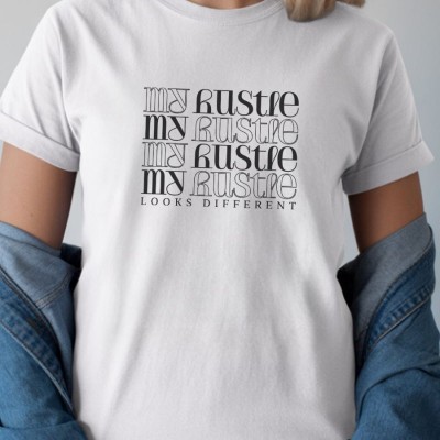 Unisex Oversize 24/1 Penye DTF Baskılı Tişört - DTF251