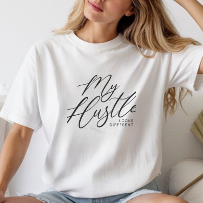 Unisex Oversize 24/1 Penye DTF Baskılı Tişört - DTF252