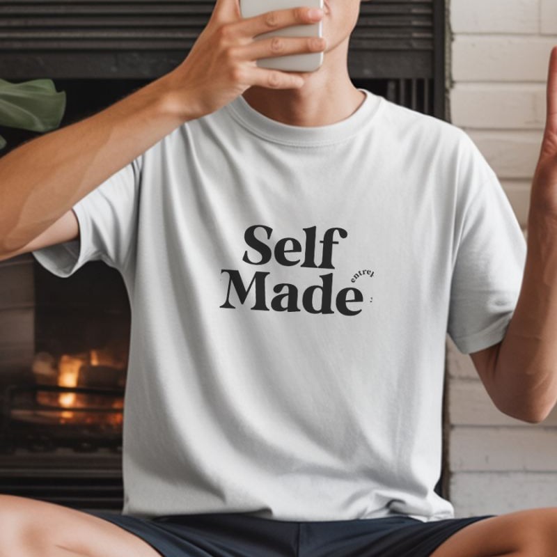 Unisex Oversize 24/1 Penye DTF Baskılı Tişört - DTF259