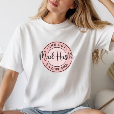 Unisex Oversize 24/1 Penye DTF Baskılı Tişört - DTF263