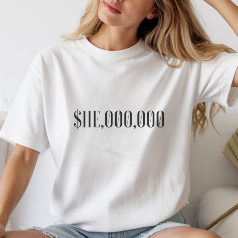 Unisex Oversize 24/1 Penye DTF Baskılı Tişört - DTF264