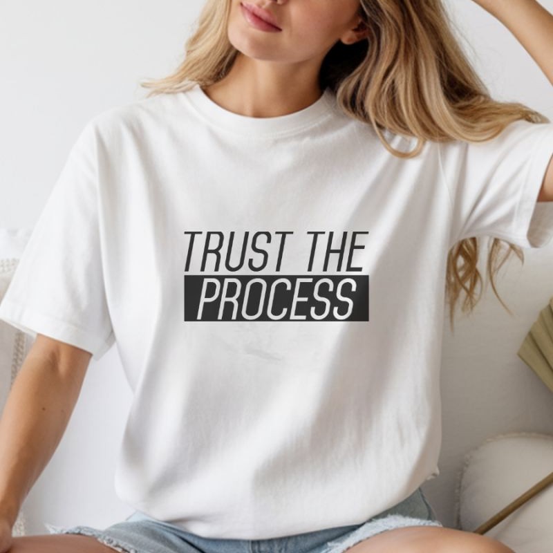 Unisex Oversize 24/1 Penye DTF Baskılı Tişört - DTF272