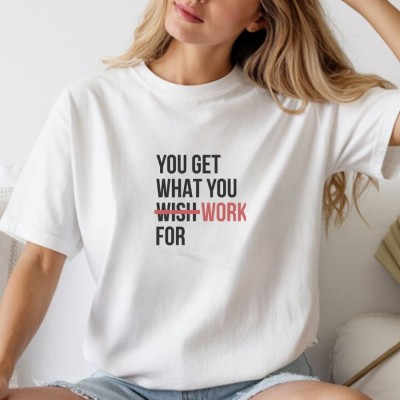 Unisex Oversize 24/1 Penye DTF Baskılı Tişört - DTF275