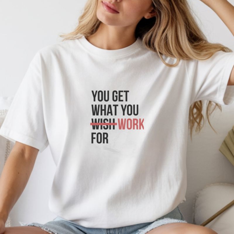 Unisex Oversize 24/1 Penye DTF Baskılı Tişört - DTF275