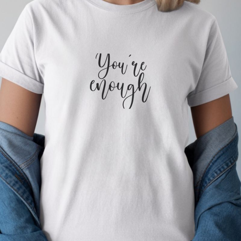 Unisex Oversize 24/1 Penye DTF Baskılı Tişört - DTF276