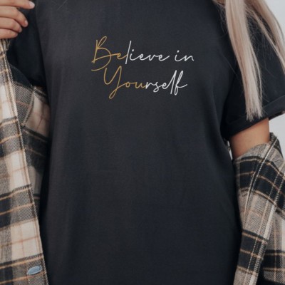 Unisex Oversize 24/1 Penye DTF Baskılı Tişört - DTF279