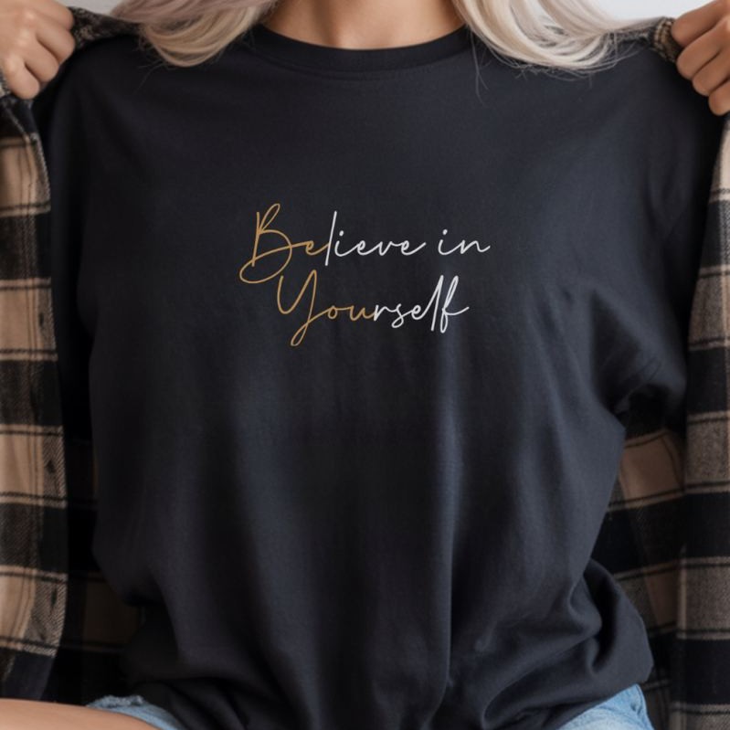 Unisex Oversize 24/1 Penye DTF Baskılı Tişört - DTF279
