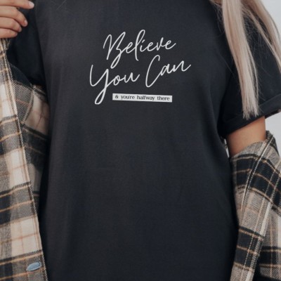 Unisex Oversize 24/1 Penye DTF Baskılı Tişört - DTF280
