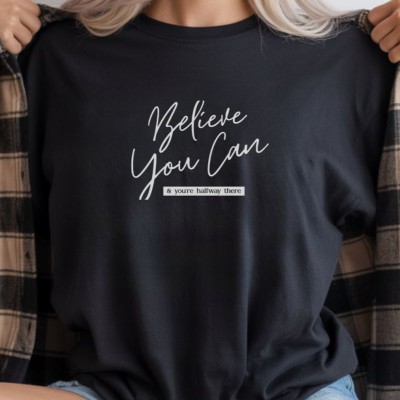 Unisex Oversize 24/1 Penye DTF Baskılı Tişört - DTF280