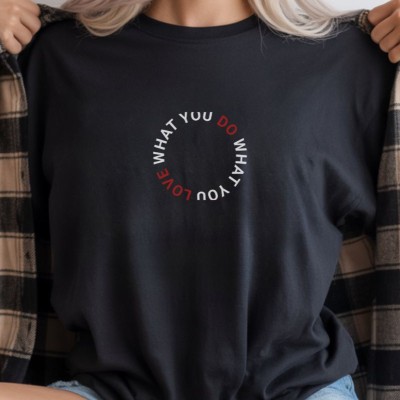 Unisex Oversize 24/1 Penye DTF Baskılı Tişört - DTF289