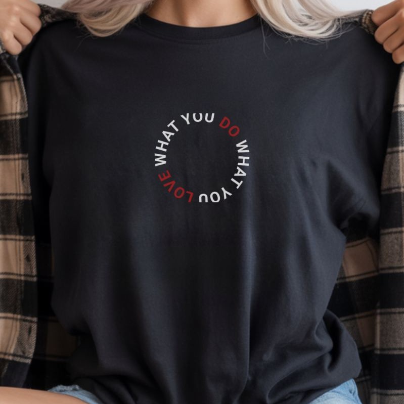 Unisex Oversize 24/1 Penye DTF Baskılı Tişört - DTF289
