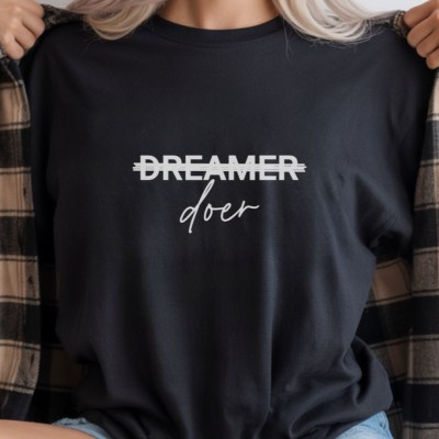 Unisex Oversize 24/1 Penye DTF Baskılı Tişört - DTF292