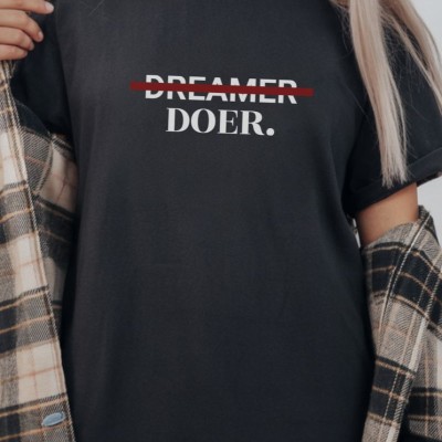 Unisex Oversize 24/1 Penye DTF Baskılı Tişört - DTF293