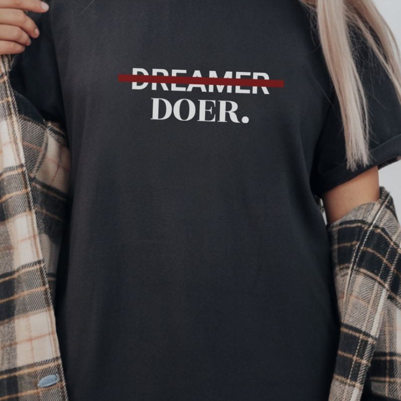 Unisex Oversize 24/1 Penye DTF Baskılı Tişört - DTF293