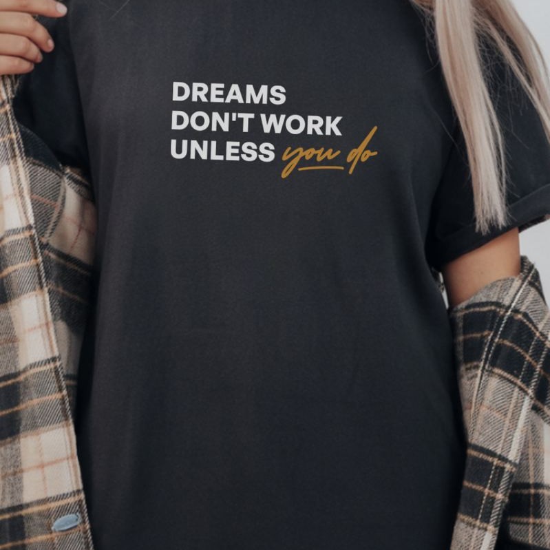 Unisex Oversize 24/1 Penye DTF Baskılı Tişört - DTF294