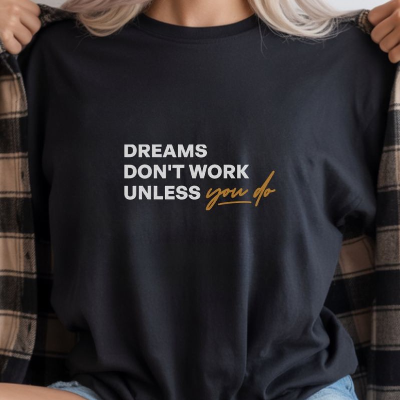 Unisex Oversize 24/1 Penye DTF Baskılı Tişört - DTF294