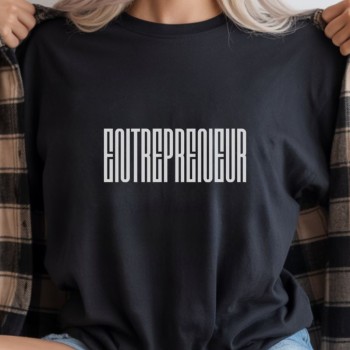 Unisex Oversize 24/1 Penye DTF Baskılı Tişört - DTF297