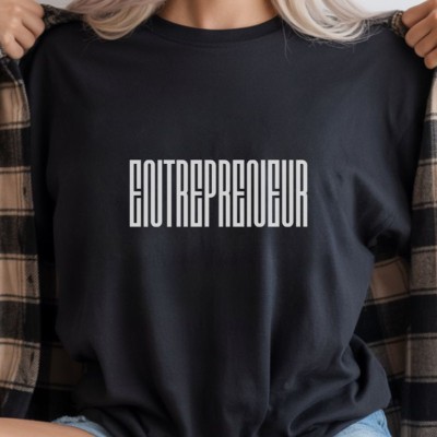 Unisex Oversize 24/1 Penye DTF Baskılı Tişört - DTF297