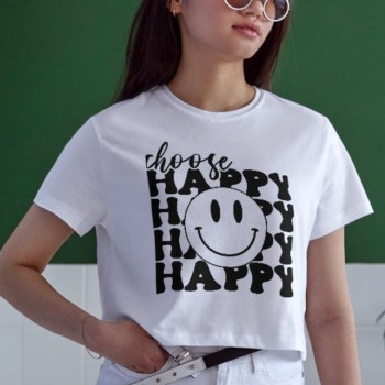 Unisex Oversize 24/1 Penye DTF Baskılı Tişört - DTF55