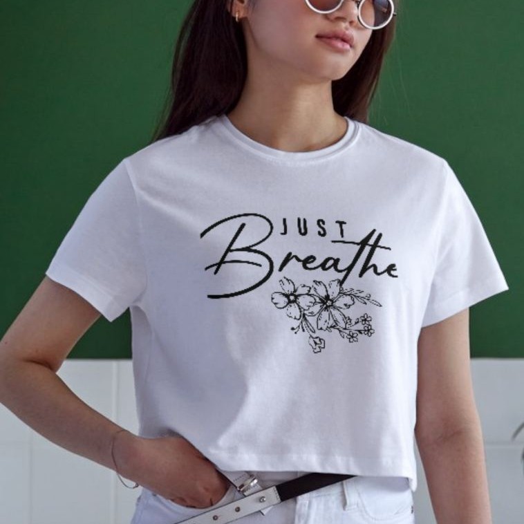 Unisex Oversize 24/1 Penye DTF Baskılı Tişört - DTF57