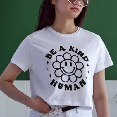 Unisex Oversize 24/1 Penye DTF Baskılı Tişört - DTF59