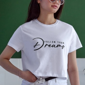 Unisex Oversize 24/1 Penye DTF Baskılı Tişört - DTF60