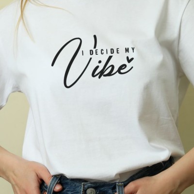 Unisex Oversize 24/1 Penye DTF Baskılı Tişört - DTF65