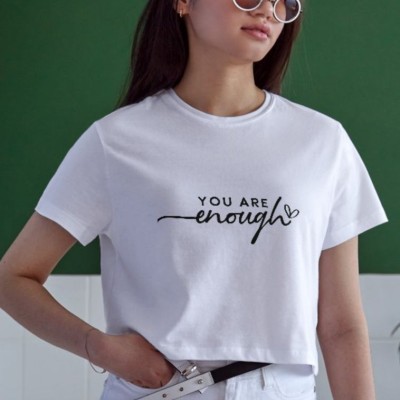 Unisex Oversize 24/1 Penye DTF Baskılı Tişört - DTF66