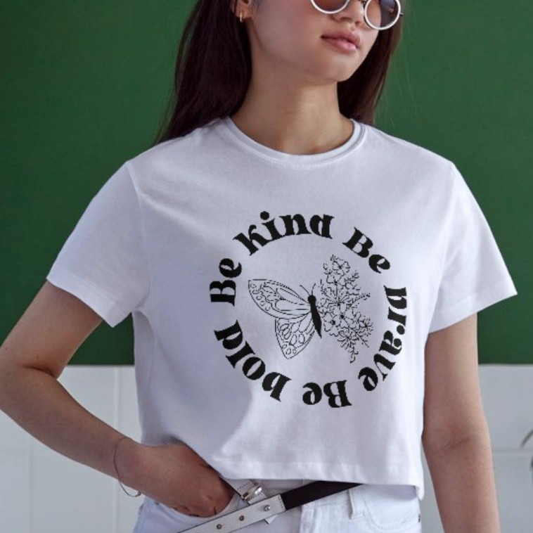 Unisex Oversize 24/1 Penye DTF Baskılı Tişört - DTF67