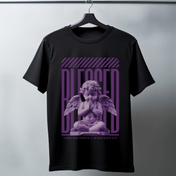 Unisex Oversize 24/1 Penye DTF Baskılı Tişört - DTF69
