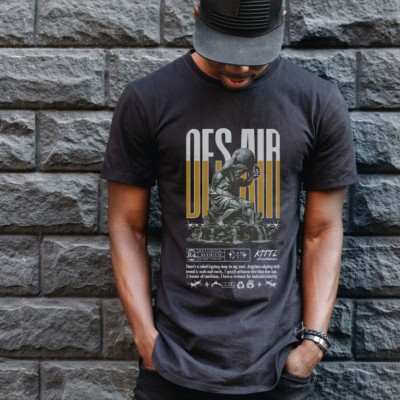 Unisex Oversize 24/1 Penye DTF Baskılı Tişört - DTF74